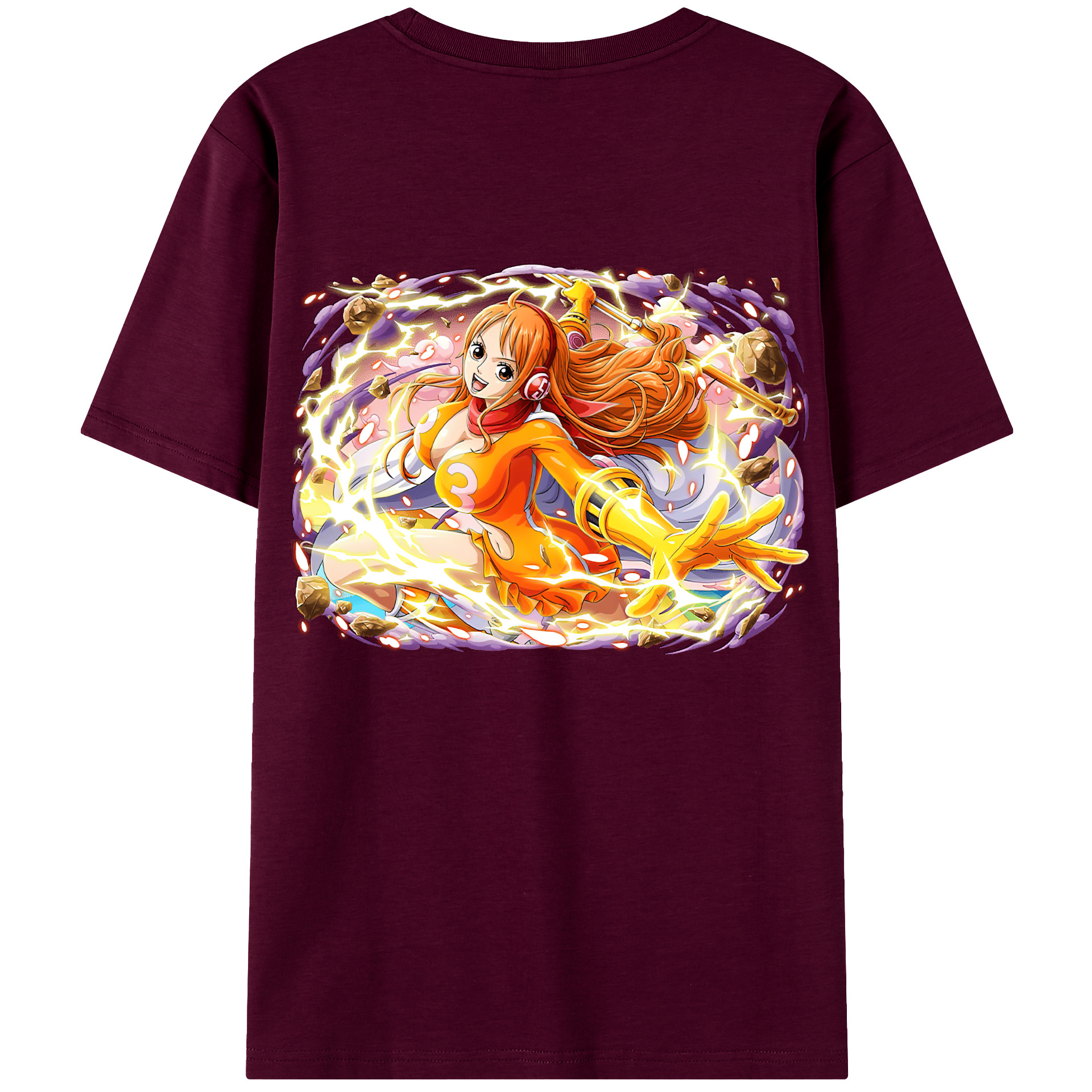 （画像用） ワンピース ナミ ONE PIECE Nami レディース半袖Tシャツ(バックプリント)
